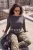 Trendyol Curve Dames Zwart Effen Lang, Relaxed fit Grote maten Blouses