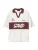 Pull&Bear Shirt  wijnrood / wit