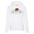 Dames Hoodie Fruit of the Loom Vintage Logo Print