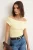 TRENDYOLMİLLA Dames Geel Effen Mouwloos Getailleerd Blouses