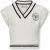 Only Kogbeta sl short v-neck vest ecru