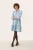 Overhemd met lang mouwen A-shape Whiteish Blue denim
