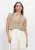 Co'Couture Top Dames Leilacc Linen Crop Vest,