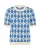 SAINT TROPEZ Trui ‘PamillaSZ SS’  blauw / wit