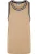 Urban Classics Shirt  beige / zwart / wit