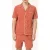 FILA Empoli Relaxed Towelling Resort Shirt Etruscan Red