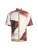 STRELLSON Overhemd ‘Casyn’  beige / chocoladebruin / watermeloen rood / wit