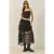 Hoge Taille Bloemen Maxi Rok met Ruffle Detail