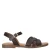 Red Rag leren sandalen donkerbruin