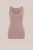 WE Fashion – Dames singlet van katoenmix – Regular fit – Mauve – Katoen –
