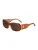 LE SPECS Zonnebril ‘NOUVEAU RICHE’  bruin