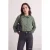 Trendyol Modest Dames Kaki Effen Lang Relaxed fit Modest Overhemden