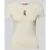 Review Slim fit T-shirt met logoprint, model ‘Sweet’