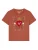 Watapparel Shirt ‘Love And Flex’  kastanjebruin / spar / rosa / rood