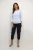 T-shirt met lange mouwen Slim fit Blue/White-Brown Heart