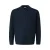 s.Oliver Big Size katoenen regular fit gebreide trui – blauwzwart