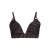 BEACHWAVE voorgevormde beugel bikinitop met zebraprint – donkerbruin/zwart