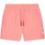 Malelions Men Split Swim Shorts | Light Coral/Sand