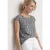 Street One Dames Shirt met hangende schouders in burnout-look in Beige
