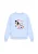MYMO Sweatshirt ‘Pop’  hemelsblauw / rood / zwart / offwhite