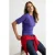 TRENDYOLMİLLA Dames Paars Effen Driekwart mouw Getailleerd T-shirts