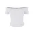Urban Classics Dames/Dames Geribbelde Organic Off Shoulder Top (Wit)