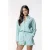 Colourful Rebel Sensa Striped Ruffle Short Bright Green