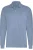 TRIGEMA Poloshirt lange mouw blauw, Effen