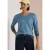 Trui met V-hals in two-tone-look