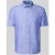 Jake*s slim fit vrijetijdshemd van linnenmix