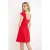 TRENDYOLMİLLA Dames Rood Effen Kort / Mini Mouwloos Avond / Dagelijks Skater Jurken
