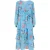 Yumi Vrouwen/dames Bloemenwikkeljurk (Blauw)