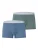 Hanro Boxershorts ‘ Cotton Essentials ‘  blauw / grasgroen