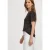 Street One Dames Basic Shirt met ronde hals in Unifarbe in Bruin