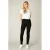 Base Level high waist skinny jeans Fay zwart
