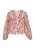 usha FESTIVAL Blouse ‘Folklore’  kaki / rosé / poederroze / zwart