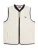 Tommy Jeans Bodywarmer ‘HERITAGE’  beige / wit