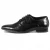 Zwarte klassieke Oxford Derby-veterschoenen voor heren