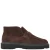Nubikk leren enkelboots – donkerbruin