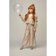 Le Chic wide leg broek goud