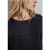 Street One Dames Shirt met glimmende tekst in Blauw