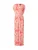 COMMA Jumpsuit  watermeloen rood / wit