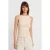 Geribde Halter Slim-Fit Blouse
