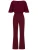 HotSquash Jumpsuit  wijnrood