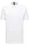 BOSS Slim Fit Polo shirt Korte mouw wit