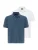 Antioch Shirt  donkerblauw / wit