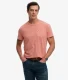 Klassiek Katoenen Linnen T-shirt met Zak Pink