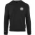 Aquascutum Heren Sweatshirt met Geborduurd Logo Ronde Hals (Zwart)