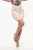 Effen minirok met decoratieve knopen in roze