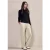 Cecil Dames Broek met glitterdetails in Beige